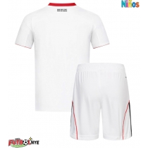 Camiseta Eintracht Frankfurt Visitante Equipación para niños 2025-26 manga corta (+ pantalones cortos)